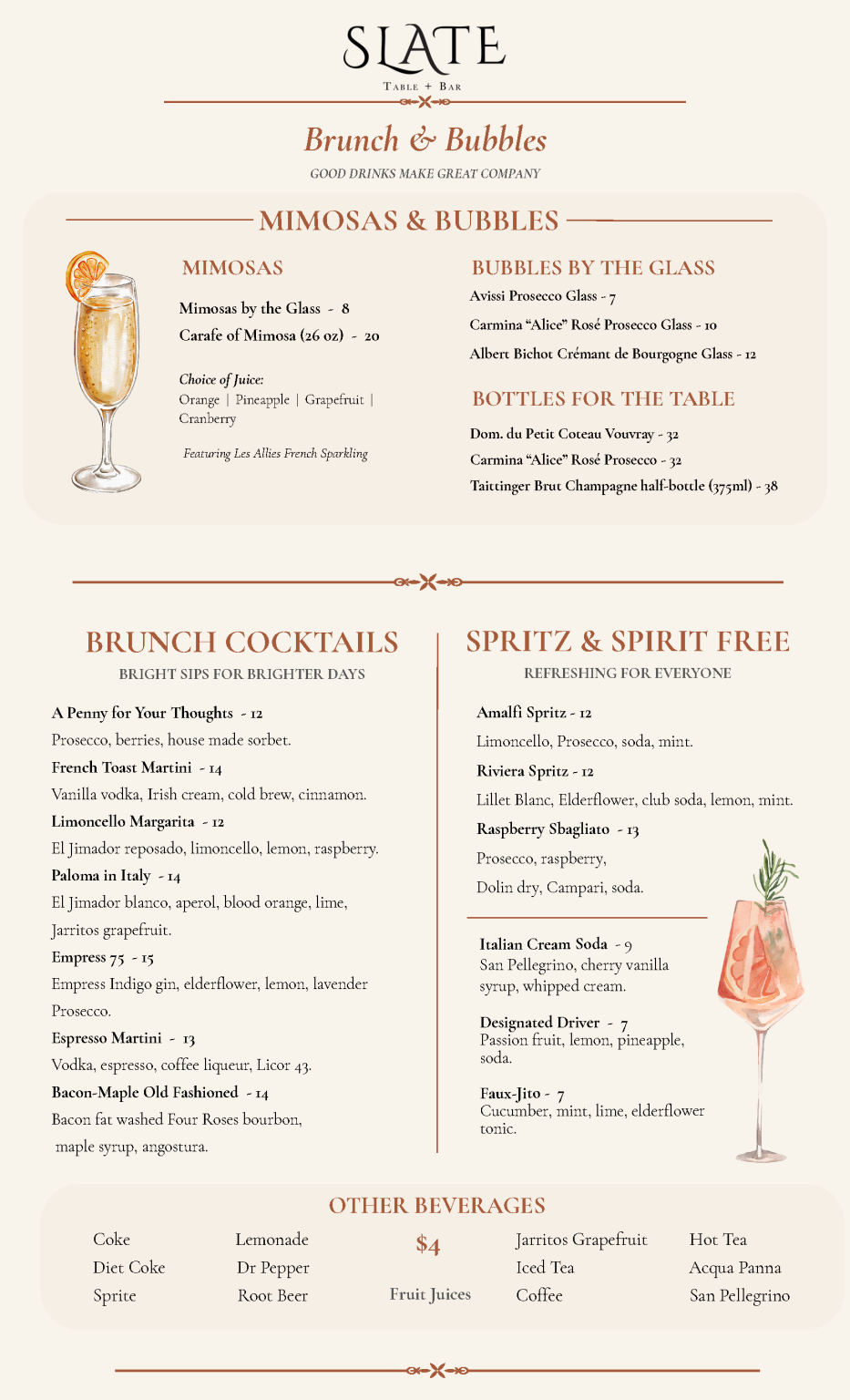 Brunch Menu Page 2